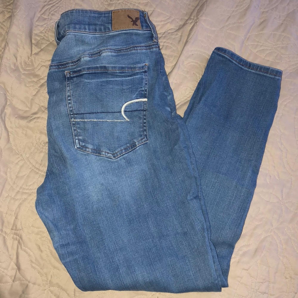 Blue jeans American eagle😁